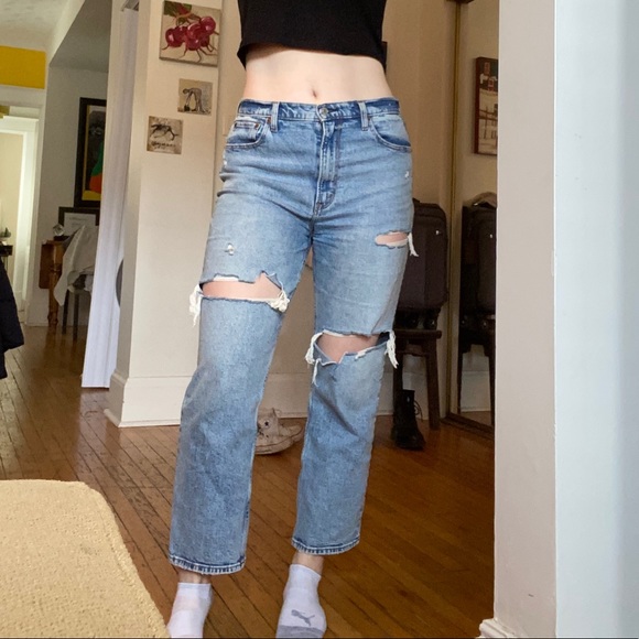 High Waisted “Mom” Jeans Oversized - Picture 1 of 8
